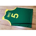 Patty Mills 5 Australien Basketball Trikot Printed Grün