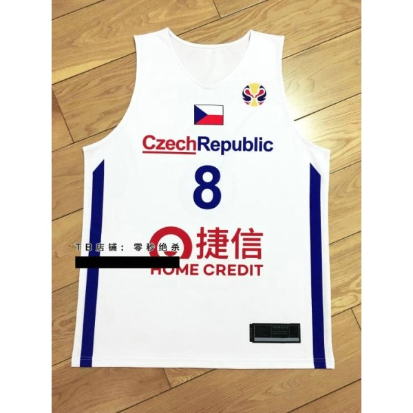 Tomas Satoransky 8 FIBA World Cup 2019 Team Czech Basketball Trikot Weiß