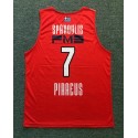 Vassilis Spanoulis 7 Olympiacos Piraeus Retro Basketball Trikot